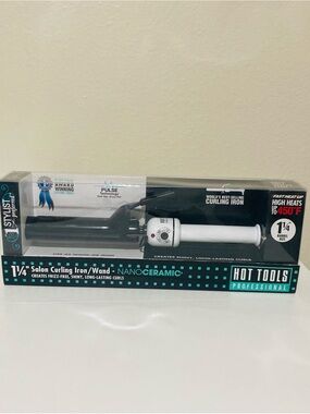 NEW Hot Tools Professional 1¼" Nano Ceramic Salon Curling Iron Wand